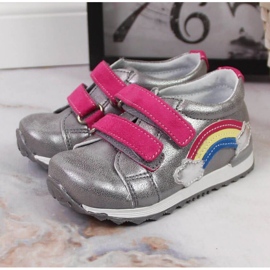 Scarpe con velcro Kornecki Jr KOR6775A argento 2