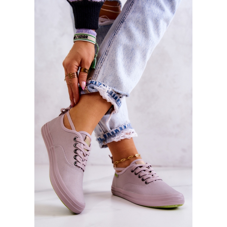 Sneakers Light da Donna Big Star JJ274264 Grigie rosa 2
