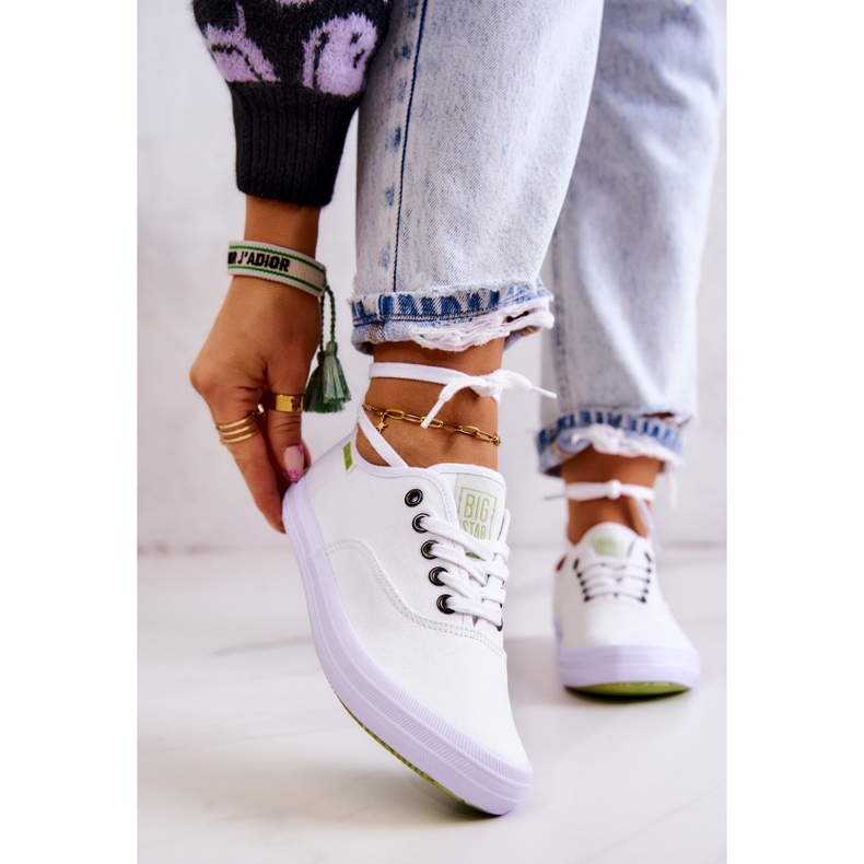 Sneakers da Donna Leggere Big Star JJ274260 Bianche bianca 1