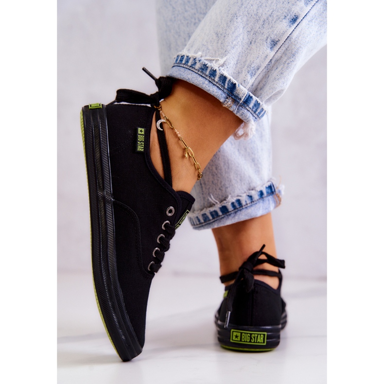 Sneakers da Donna Leggere Big Star JJ274261 Nere nero 2