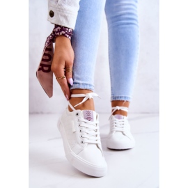 Sneakers da donna Cross Jeans JJ2R4043C Bianche bianca 1