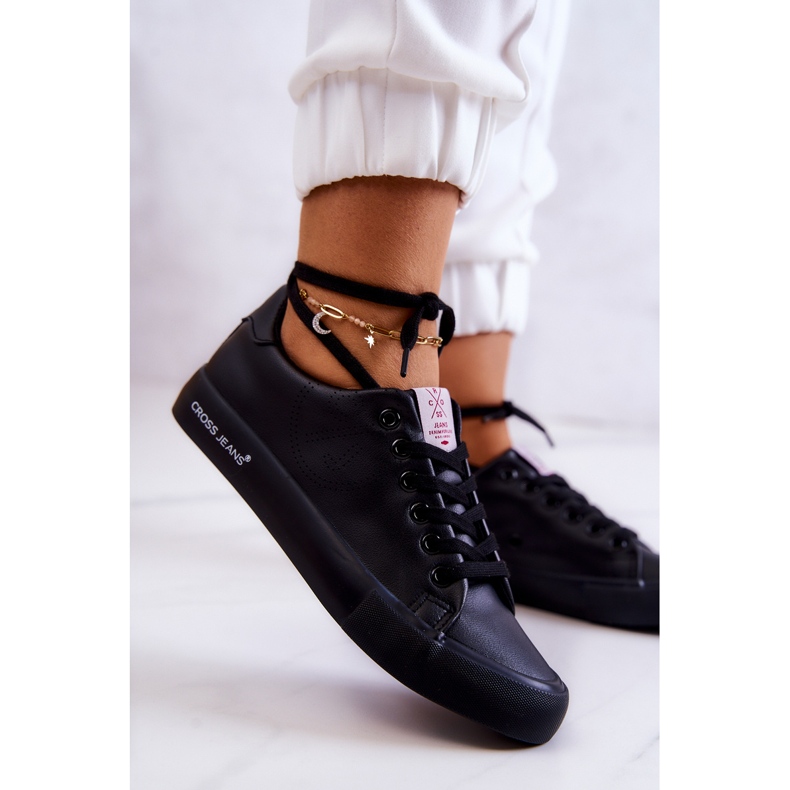 Sneakers Basse da Donna Cross Jeans JJ2R4054C Nere nero 2