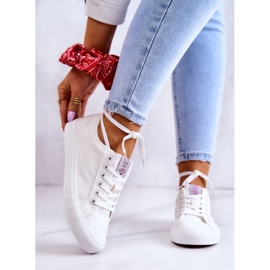 Sneakers da donna Cross Jeans JJ2R4050C Bianche bianco 1