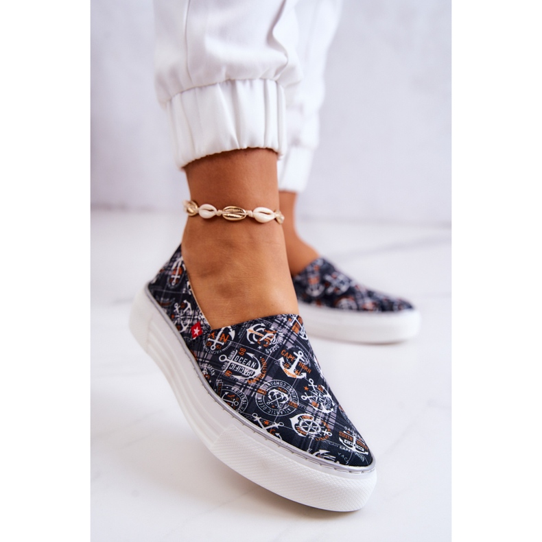 Sneakers da Donna Slip On Memory Foam Big Star JJ276012 Nero 2