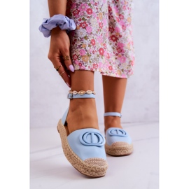 FE1 Espadrillas Con Ornamento Nells Blu 1