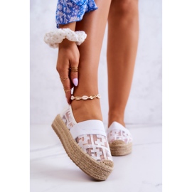 FE1 Espadrillas slip-on Berkaley bianche da donna bianco 1