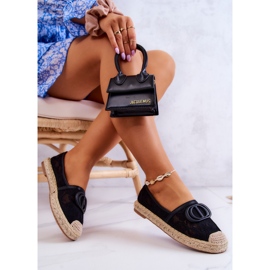 Espadrillas da donna in pizzo con decorazione nera da sogno estivo nero 2