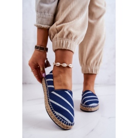 Espadrillas classiche da donna Big Star JJ274960 Blu Navy 1