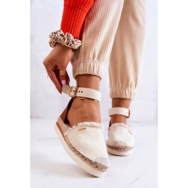Espadrillas Da Donna Con Fibbia Big Star JJ274886 Beige chiaro 1