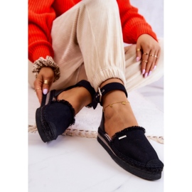 Espadrillas Da Donna Con Fibbia Big Star JJ274888 Nero 2