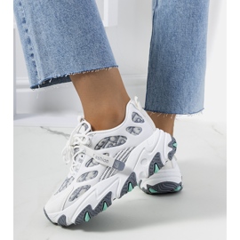 Sneakers bianche da donna di Melsen bianca multicolore 2