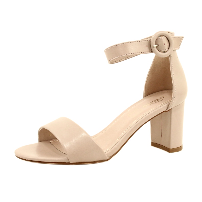 Sandali femminili sul beige di Evento Post 20SD98-1617 3