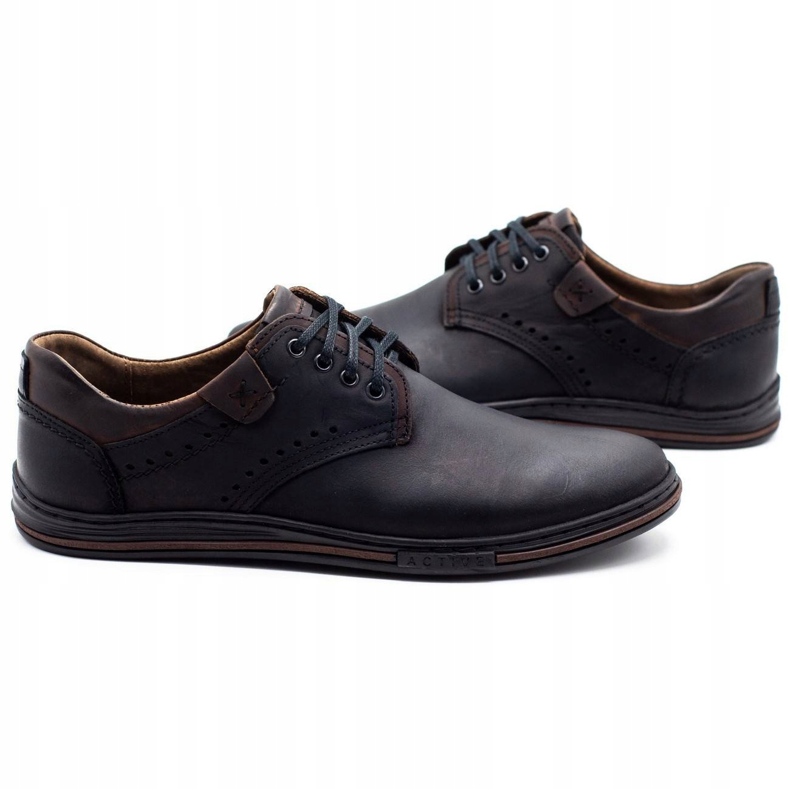 Polbut Scarpe casual da uomo 402 nere nero 3