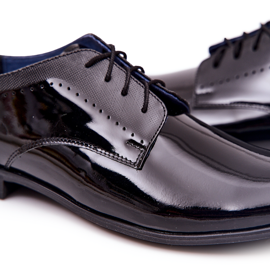 Bednarek Polish Shoes Scarpe Eleganti In Pelle Laccata Bednarek 724 Nere nero 2