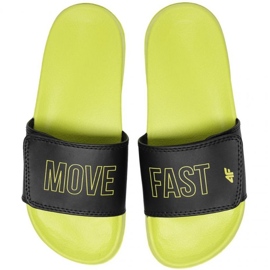 Pantofole 4F Jr HJL22 JKLM002 72N nero verde 1