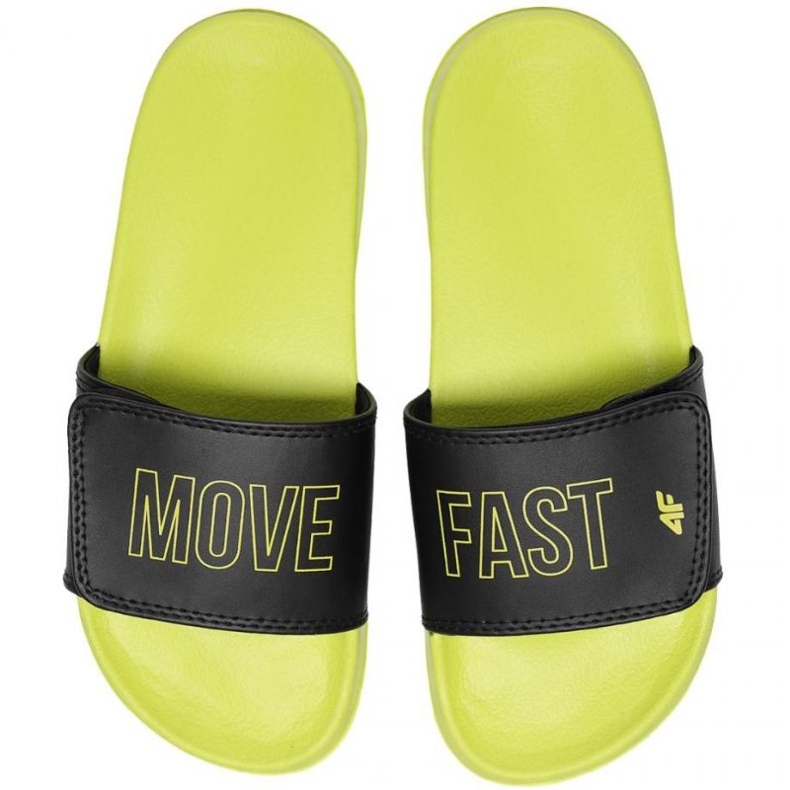 Pantofole 4F Jr HJL22 JKLM002 72N nero verde 1