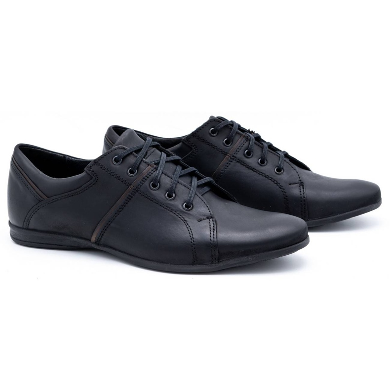 Polbut Scarpe da uomo nere C25 nero 2