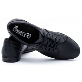 Polbut Scarpe da uomo nere C25 nero 4