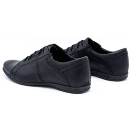 Polbut Scarpe da uomo nere C25 nero 5