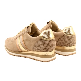 M.Daszyński Scarpe sportive da donna Beige MR2169 5