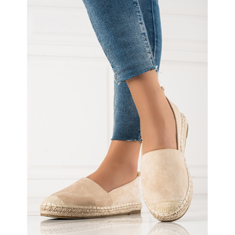 Bestelle Espadrillas in camoscio beige 2