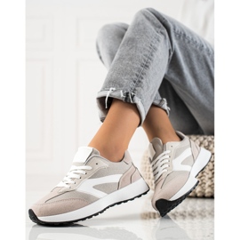 TRENDI Scarpe sportive classiche beige 2