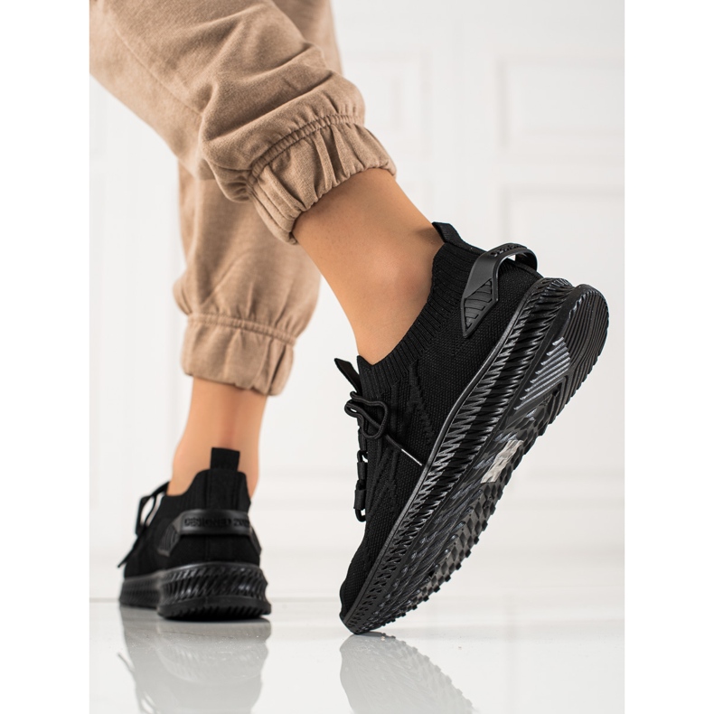 TRENDI Scarpe sportive alla moda nero 2