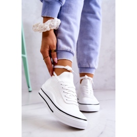 S.Barski Sneakers da donna bianche Soren bianco 1