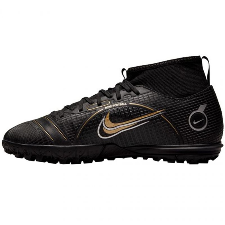 Scarpe da calcio Nike Mercurial Superfly 8 Academy Tf Jr DJ2864 054 nero nero 1