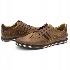 Polbut 1801 scarpe da uomo casual marroni marrone 4