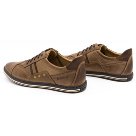 Polbut 1801 scarpe da uomo casual marroni marrone 5