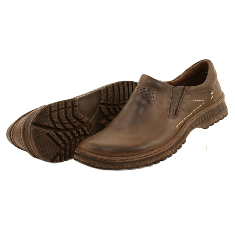 KOMODO 869 scarpe da uomo casual marroni marrone 5