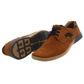 KOMODO Scarpe casual da uomo 861L DK.Camel marrone 4