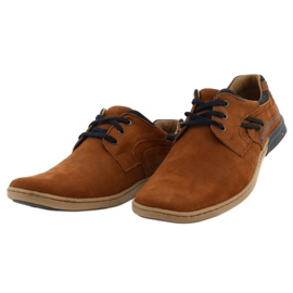 KOMODO Scarpe casual da uomo 861L DK.Camel marrone 2