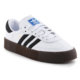 Scarpe Adidas Sambarose W AQ1134 bianco nero 1