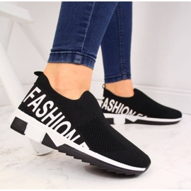 Scarpe sportive nere slip on Filippo W PAW224A nero 2