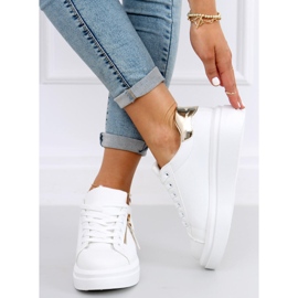 Sneakers da donna Lerato BIANCO/ORO d'oro 2