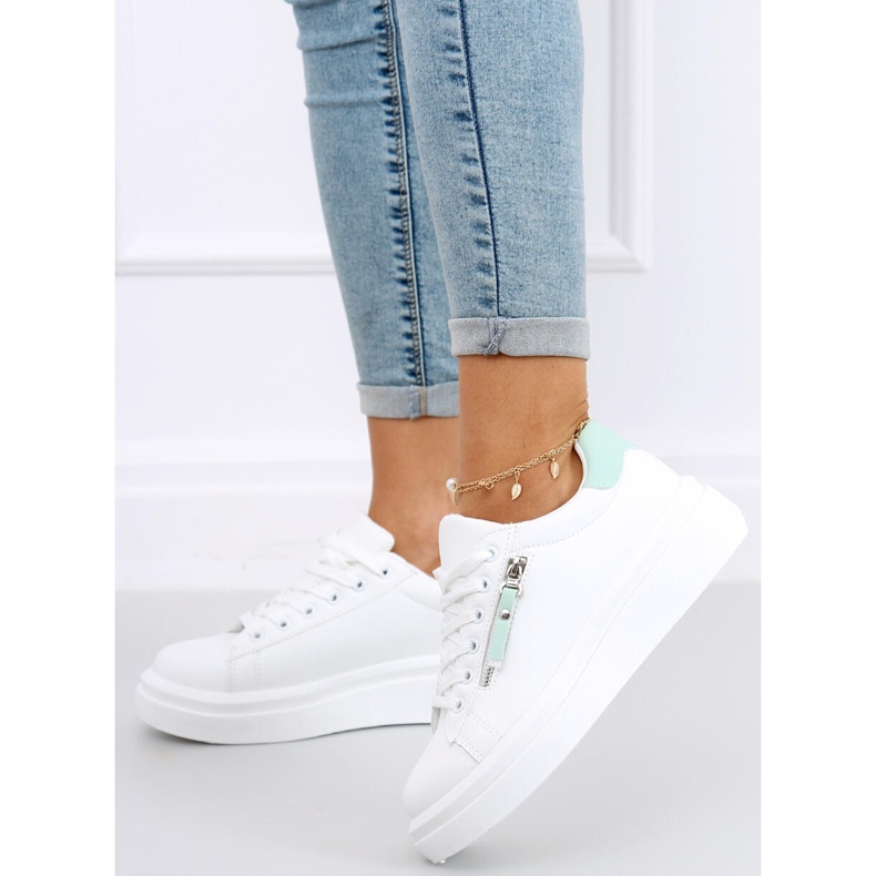 Sneakers da donna Lerato BIANCO/VERDE bianca 1