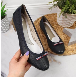 Rieker W RKR532 ballerine traforate blu navy 1