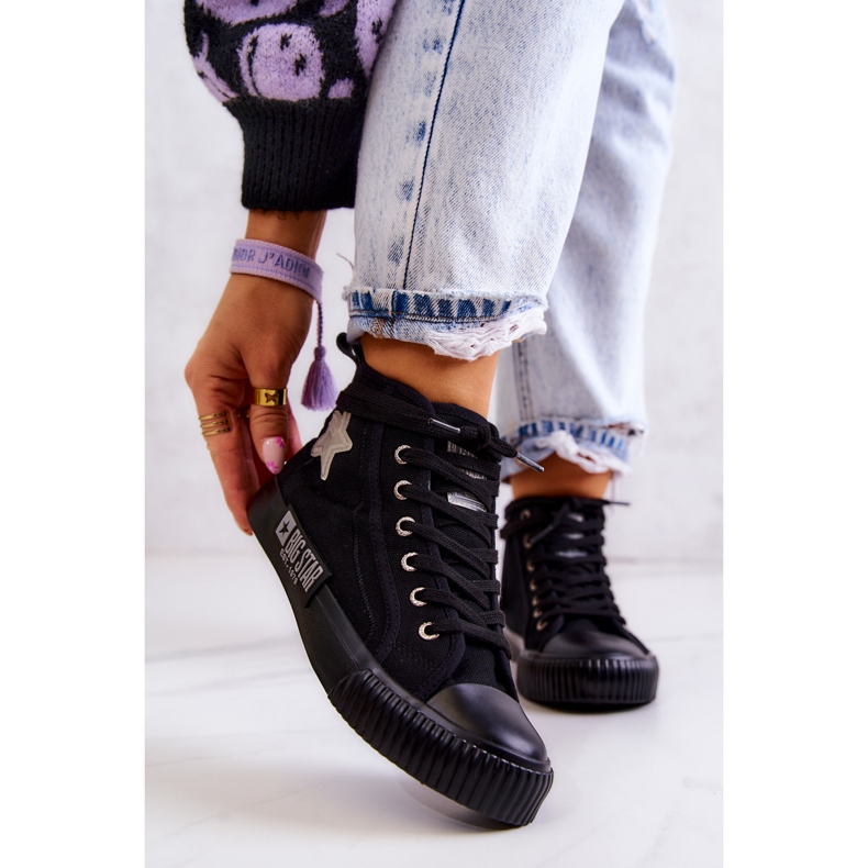 Sneakers Alte Classiche Big Star JJ274380 Nere nero 2