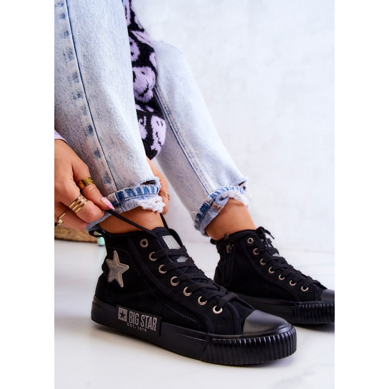 Sneakers Alte Classiche Big Star JJ274380 Nere nero 1