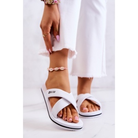 Ciabatte da donna in schiuma Big Star JJ274A339 Bianche bianco 1