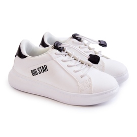 Scarpe sportive per bambini Big Star JJ374069 Bianche e Nere bianca 1