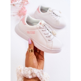 Scarpe sportive per bambini Big Star JJ374068 Bianche e Rosa bianco 1
