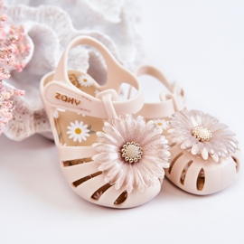 Sandali per bambini con velcro profumati ZAXY JJ385031 Beige 1