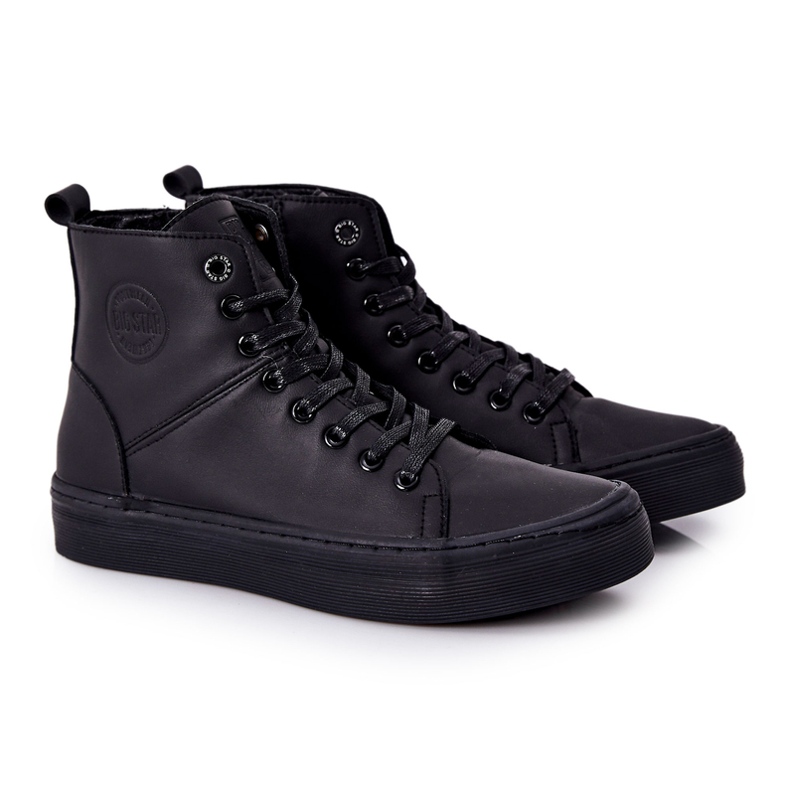 Sneakers alte da uomo Big Star II174048 Nere nero 3