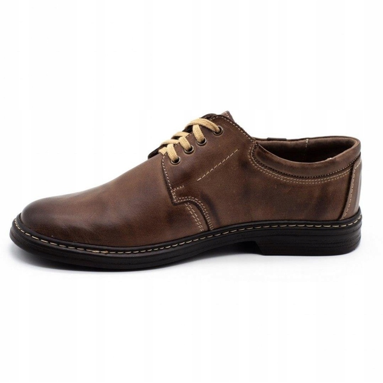 Joker Scarpe da uomo in pelle 415 marrone 1