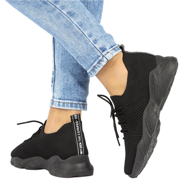 Filippo DTN2184/22 Black Women's Socks Sports Scarpe nero 2