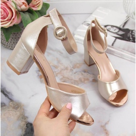 Sandali sul Vinceza W JAN96C post oro d'oro 1