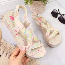 Sandali Zaxy W INT1709 in gomma beige 1